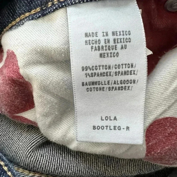 Lucky Brand Dark Wash Lola Bootcut‎ Jeans Women's 6/28 - Picture 12 of 14